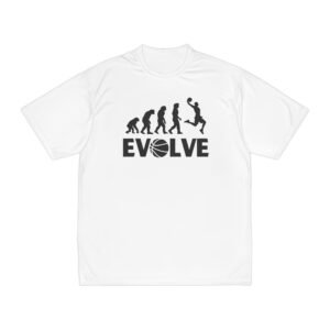 Basketball Evolution Performance T-Shirt, Perfect for Athletes, Sports Training, Gifts for Basketball Lovers, Workout Gear